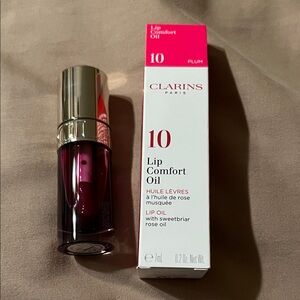 NIB Clarins Lip Comfort Oil -  Plum